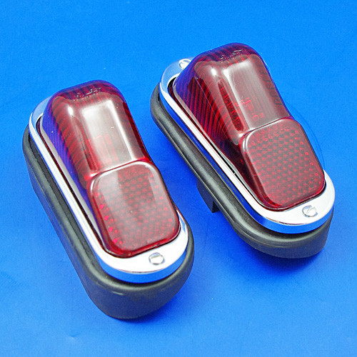 Angled wing mounting rear lamp assembly (PAIR)