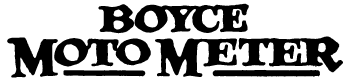 Boyce Moto-Meter Logo 