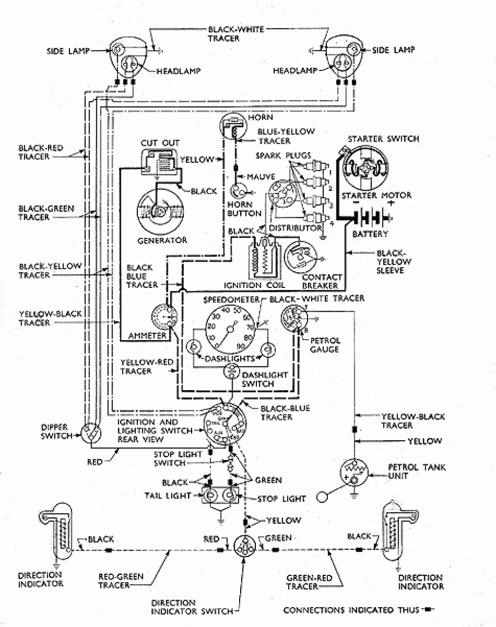 Dynamo Wiring Diagram from www.smallfordspares.co.uk