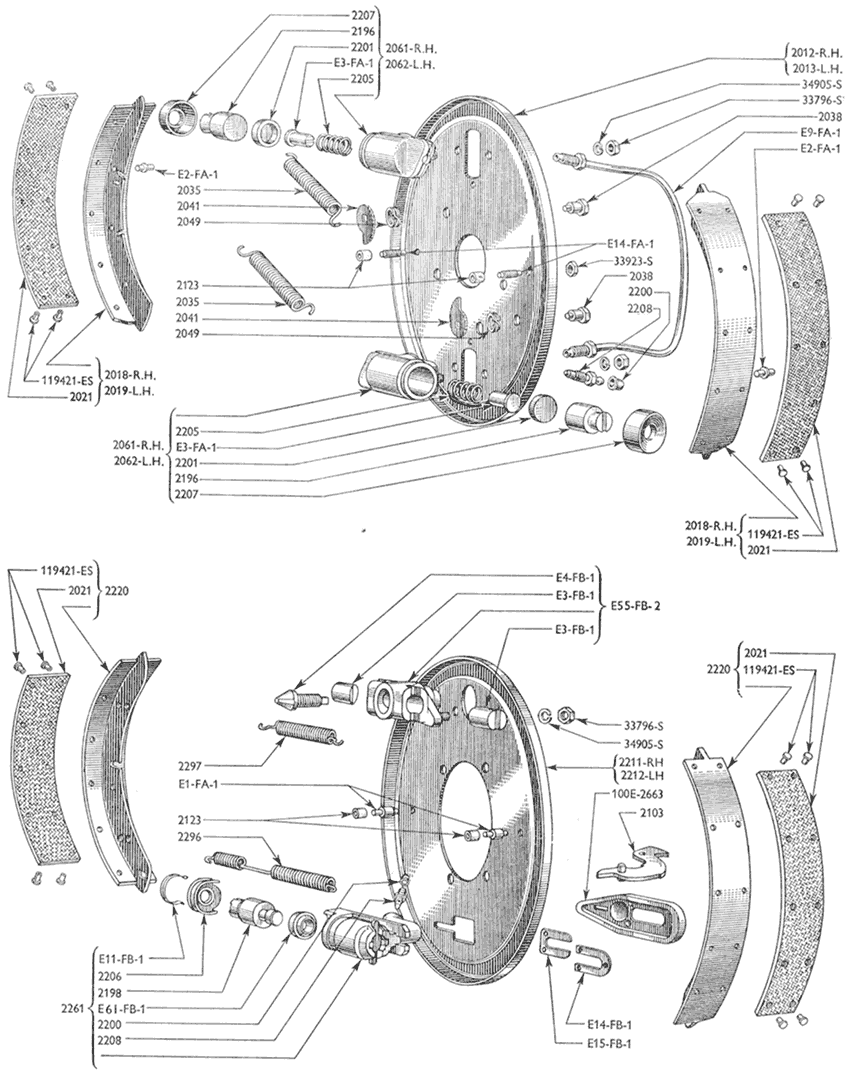 1940 Ford brake diagram