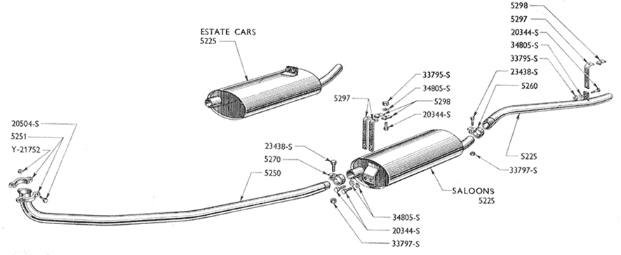 1999 Ford escort exhaust system diagram #5