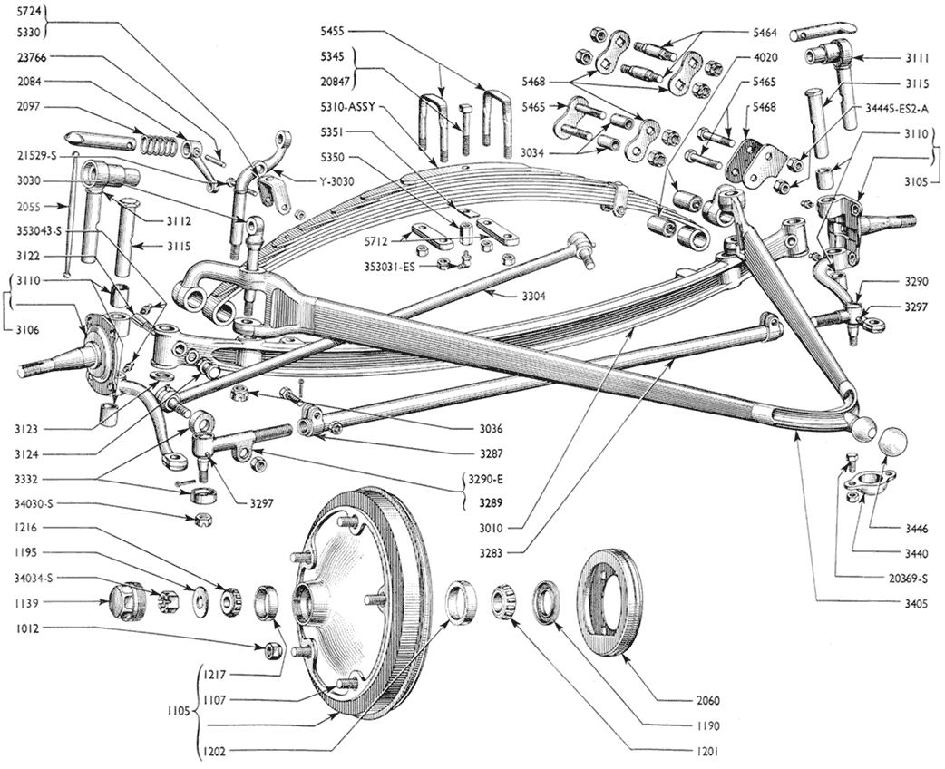 1940 Ford axle width #8