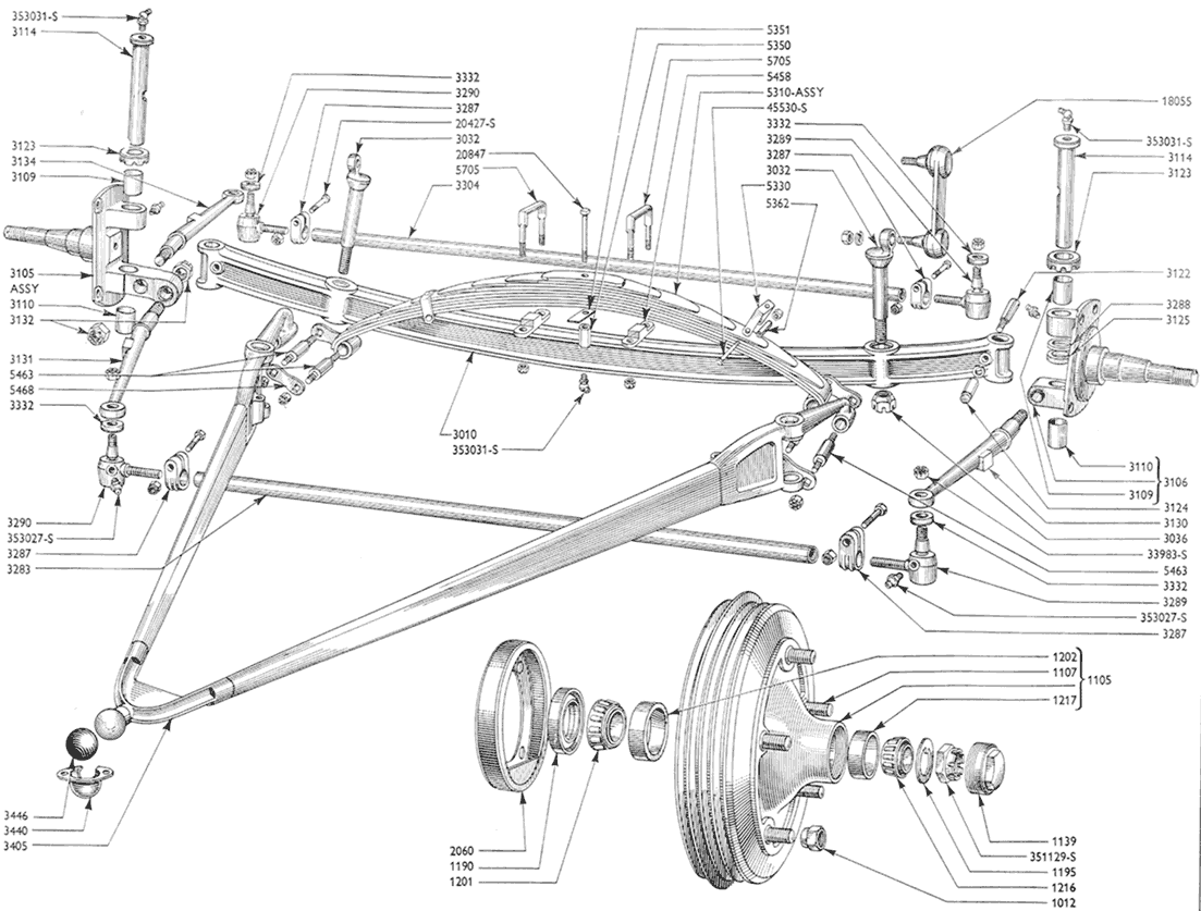 1940 Ford front axle parts #9