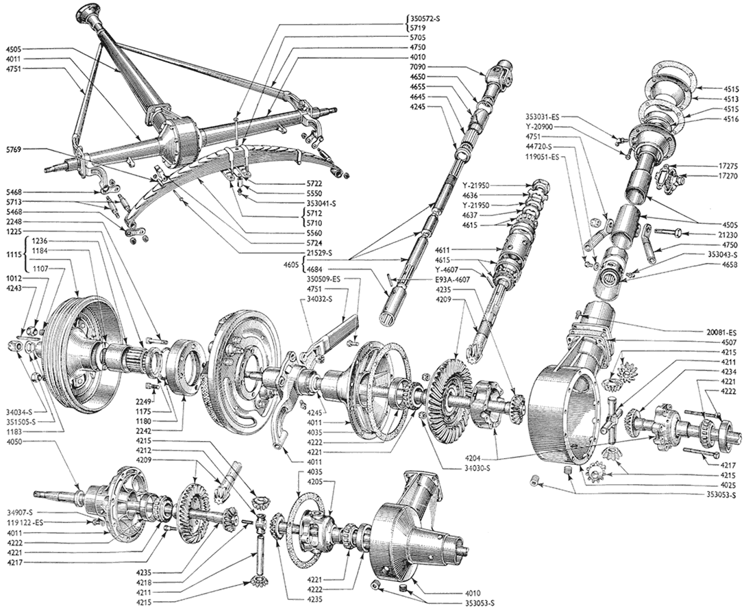 1940 Ford axle width #4