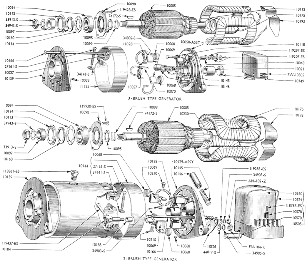 Ford generators parts