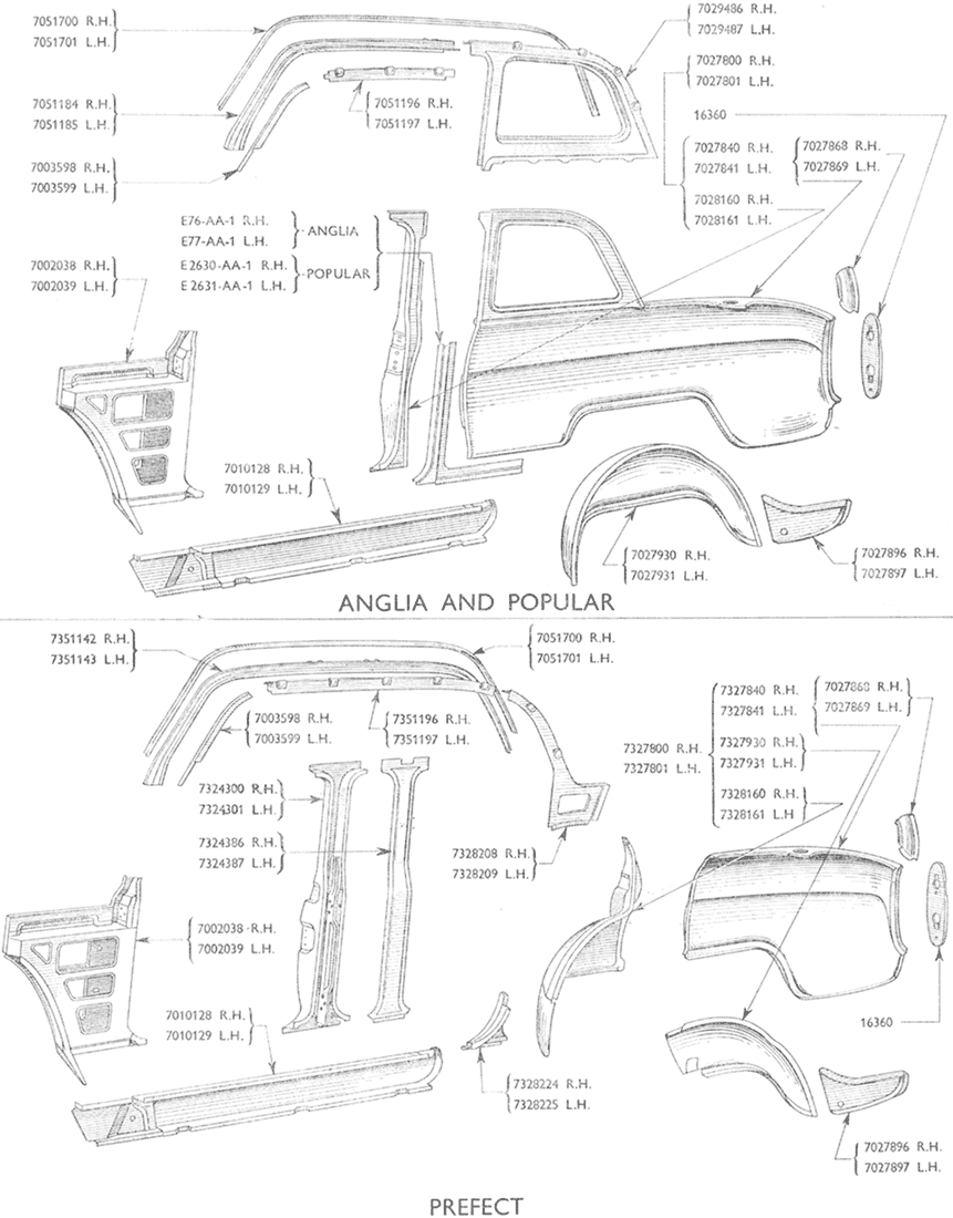 Ford 100e fibreglass panels #5