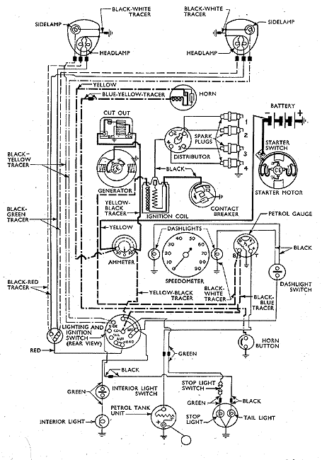 139: wiring diagram Thames 5 cwt van | Small Ford Spares ford tractor 12 volt conversion free wiring diagrams 