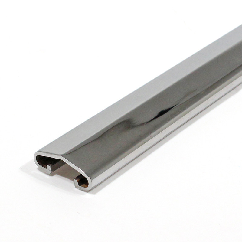 Chrome bonnet strip hinge - 1270mm length