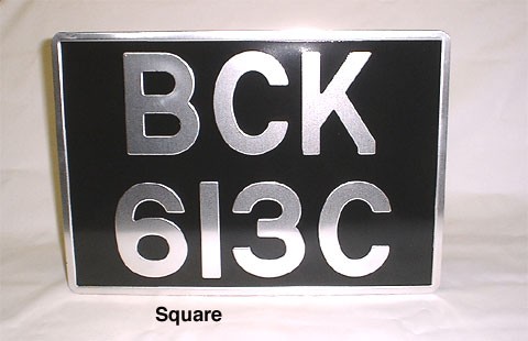 Classic ford number plates #4