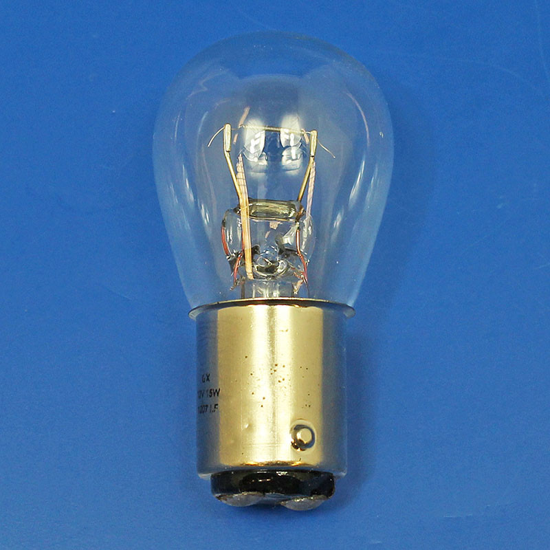 12 Volt 15W SBC BA15D base Warning bulb