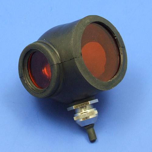 Rubber 'Diver's Lamp' - Equivalent to the Rubbolite No 8 lamp - All amber lenses