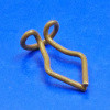 Wire trim clip - 1/2" head x 7/8" long prongs