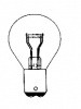 6 Volt SBC BA15D 35/35 watt double filament headlamp bulb