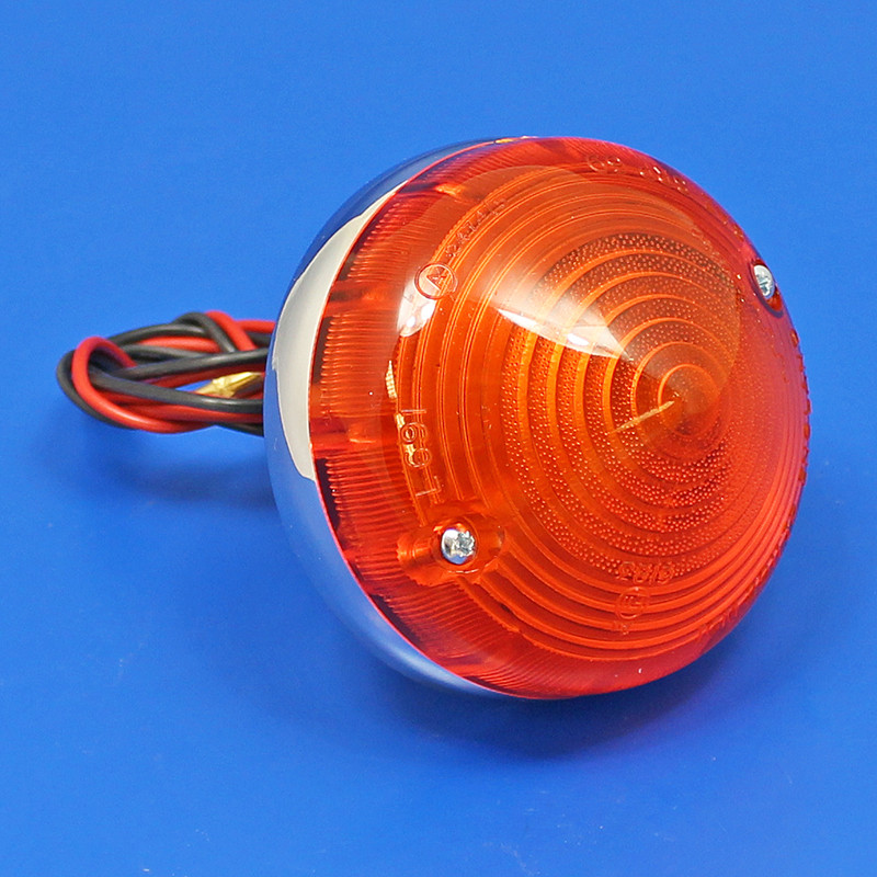 Indicator Lamp - Lucas L691 type with amber lens (Each)