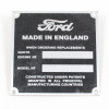 chassis commission plate