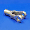 Yoke end - Short, 1/4" UNF thread, with hole for 9/32" pin