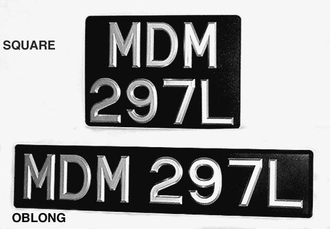 car number plate accessories