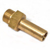 Brass heater connection
