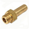 Brass heater connection
