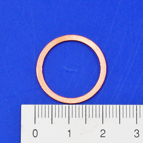 Solid copper washer - 3/8