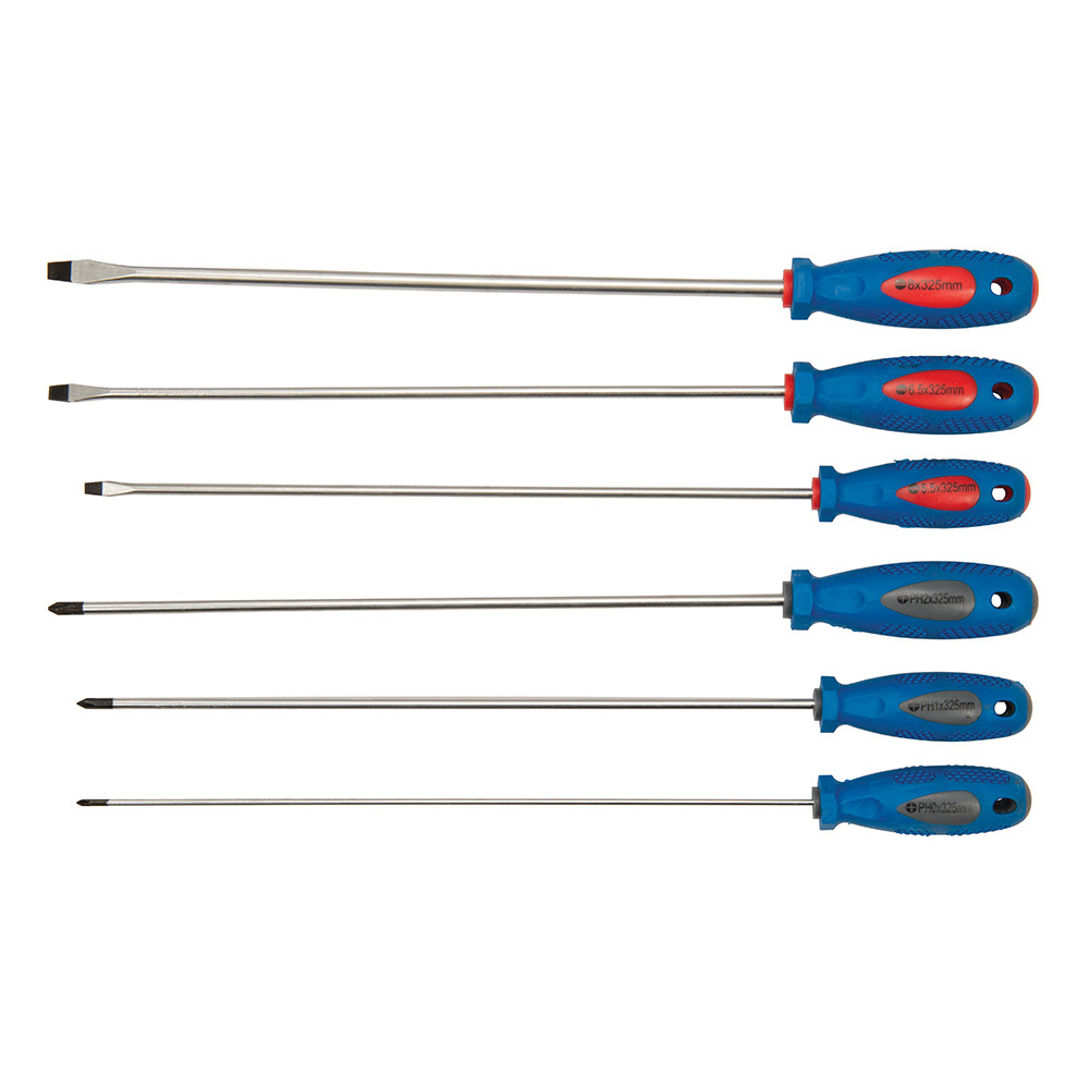 Extra-Long Screwdriver Set - 6 piece