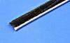 Window weatherstrip - Stainless edge bead, 5.5mm x 11.5mm