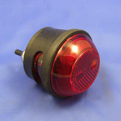 Round rear rubber lamp - Equivalent to the 'Rubbolite No 23' lamp