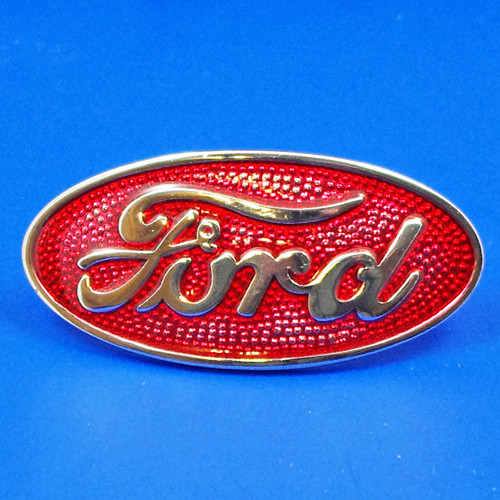Ford enamel badge red
