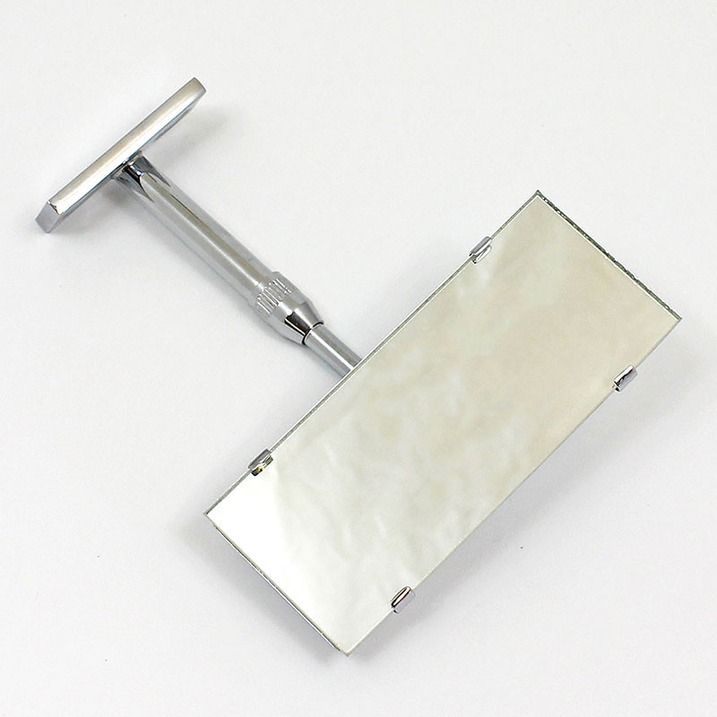 Interior rear view mirror - Dash mount, adjustable height, fixed base, XK140 type