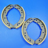 rear brake shoe set 8 inch