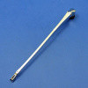 Wiper arm - Post-war pattern, chrome, to suit 3/16" or 1/4" diameter drive shafts with slot end fitting