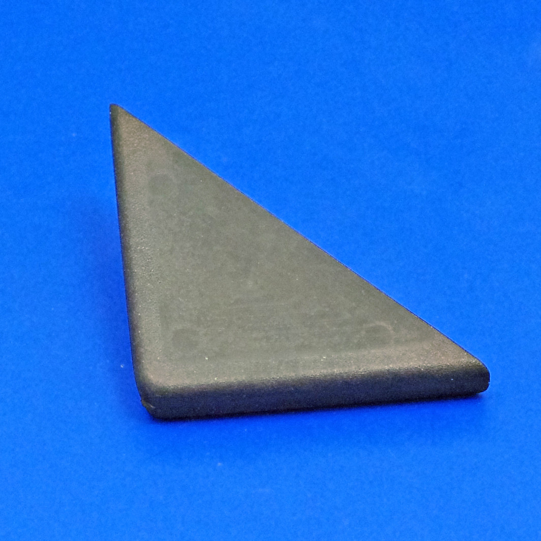 Rubber bonnet corner - Plain, 45mm sides