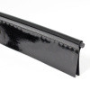 Wing piping - Smooth, patent black leathercloth, 8mm bead, 32mm flange