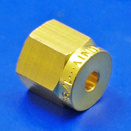 Compression nuts for solderless fittings - 1/8