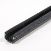 Rigid window channel - For 4.7mm to 6.4mm thick glass, 0.9m length
