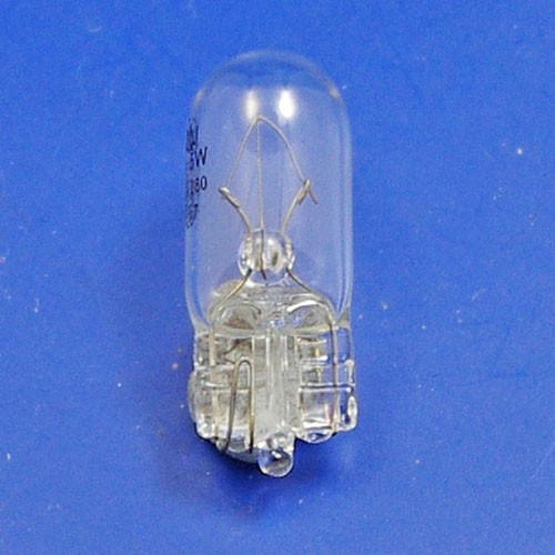 6 Volt 5 Watt WEDGE T10 capless side light auto bulb