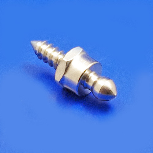 Tenax snap fastener stud - Short thread wood screw with shoulder