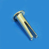 Bifurcated nickel plated steel split rivet - 11mm under head