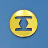 Badge fixing spire clip - for 5.5mm diameter badge pin/post