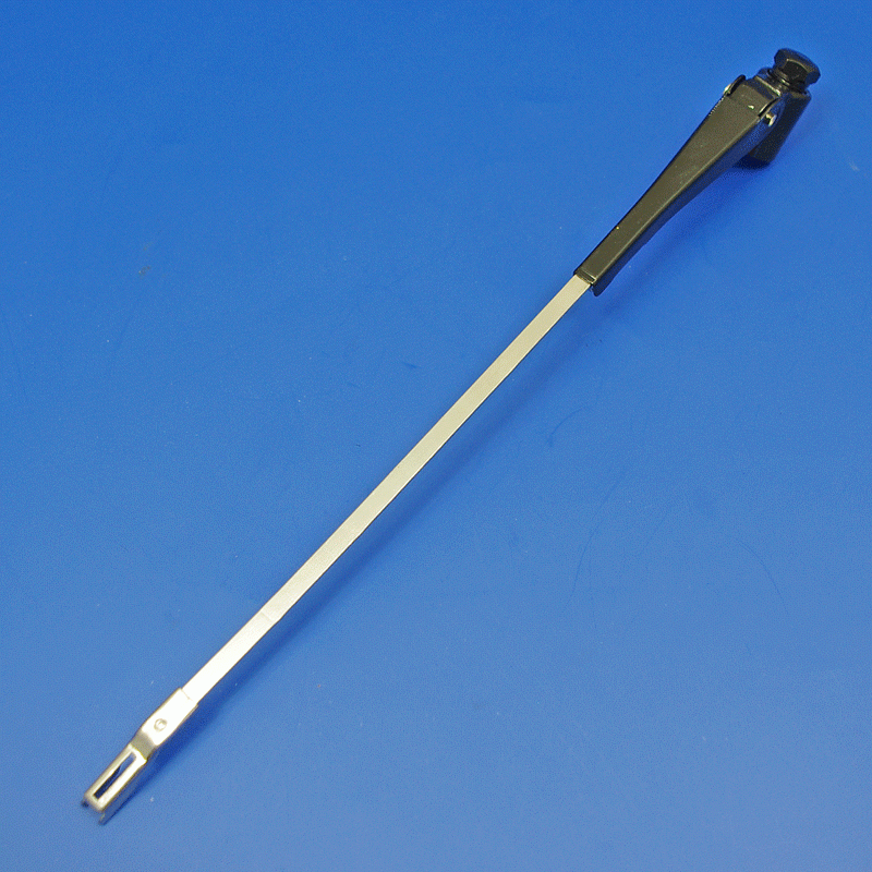 Wiper arm - Pre-war pattern, BLACK, to suit 3/16" or 1/4" diameter drive shafts and slot end blade fitting