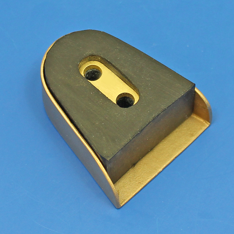 Door buffer wedge assembly - Large, cast bronze