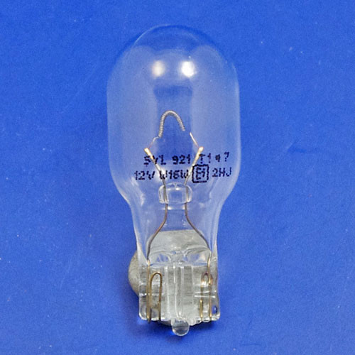 12volt 21watt WEDGE T10 capless CLEAR stop/flasher auto bulb