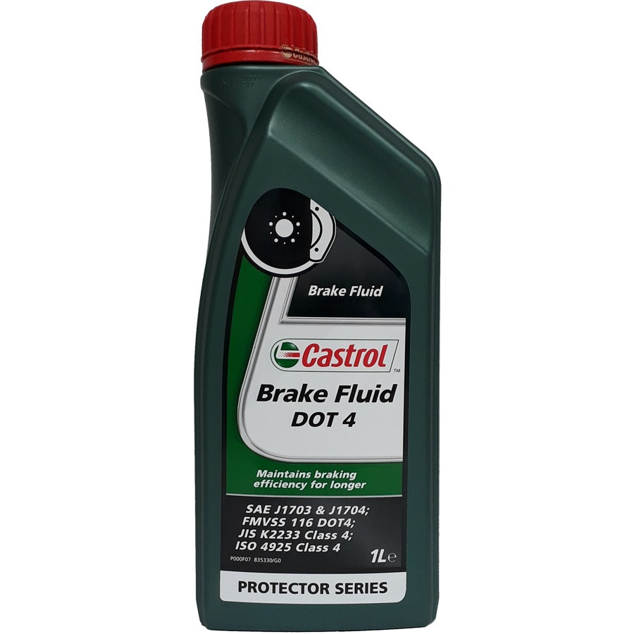 BFD4 Castrol Brake Fluid DOT 4 1 Litre Oils, Greases and Additives