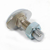 Oval head bumper bolt - 35mm x 22mm, 3/8" BSW