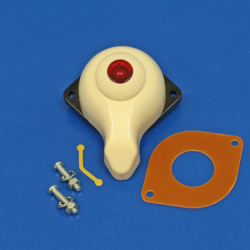 SPB120 type surface mounted indicator switch - IVORY, equivalent to Lucas 31476