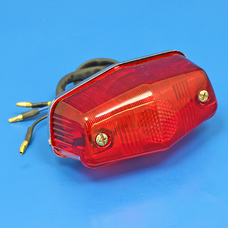 Rear motorcycle lamp - Equivalent to Lucas L525 type