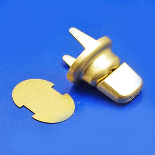 Turnbutton fastener - Fix to material type, brass