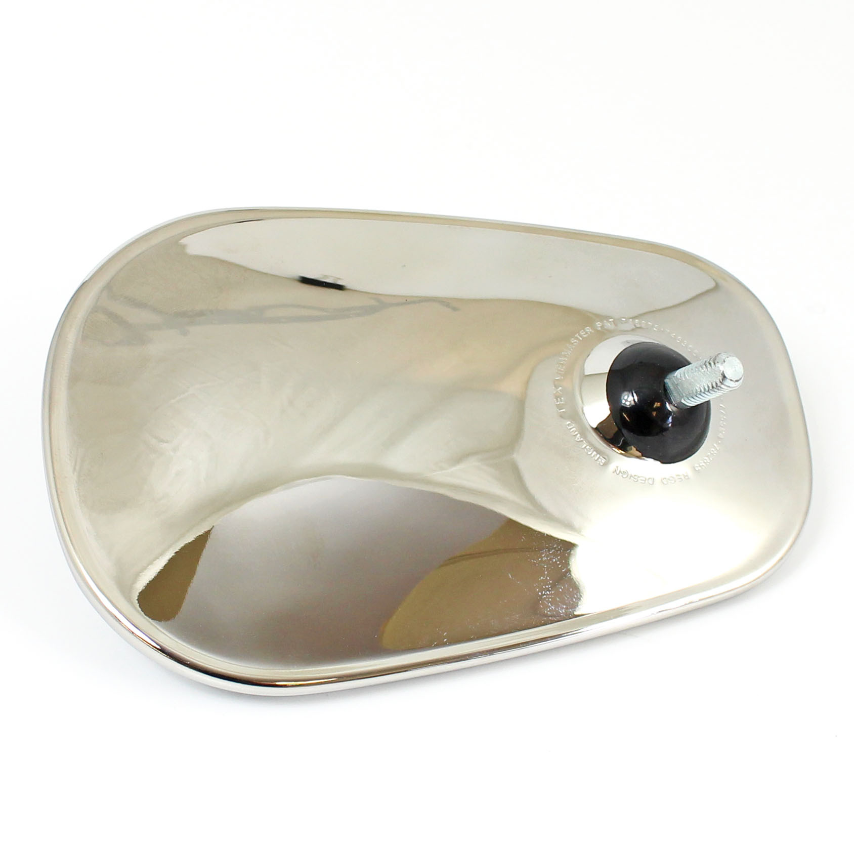 Swing back mirror - 126mm x 85mm 'Oval' head - Oval head only