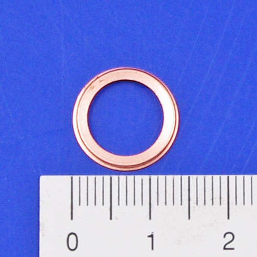 Folded copper washer - 1/8