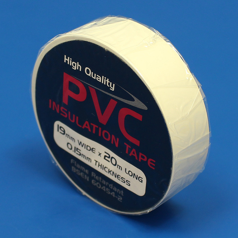 PVC electrical tape - White